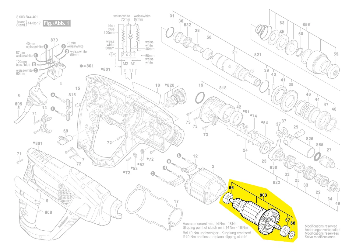 Induit BOSCH réf. 1 619 P08 993